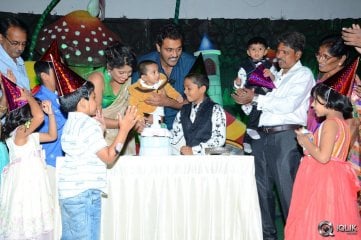 Ajay Son Dheeran 1st Birthday Celebrations 2014